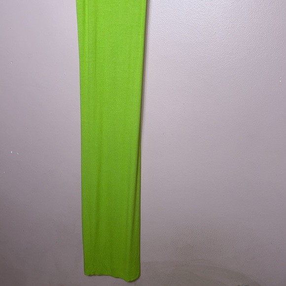 Enza Costa Silk Racerback Dress in Lime - Picture 2 of 5